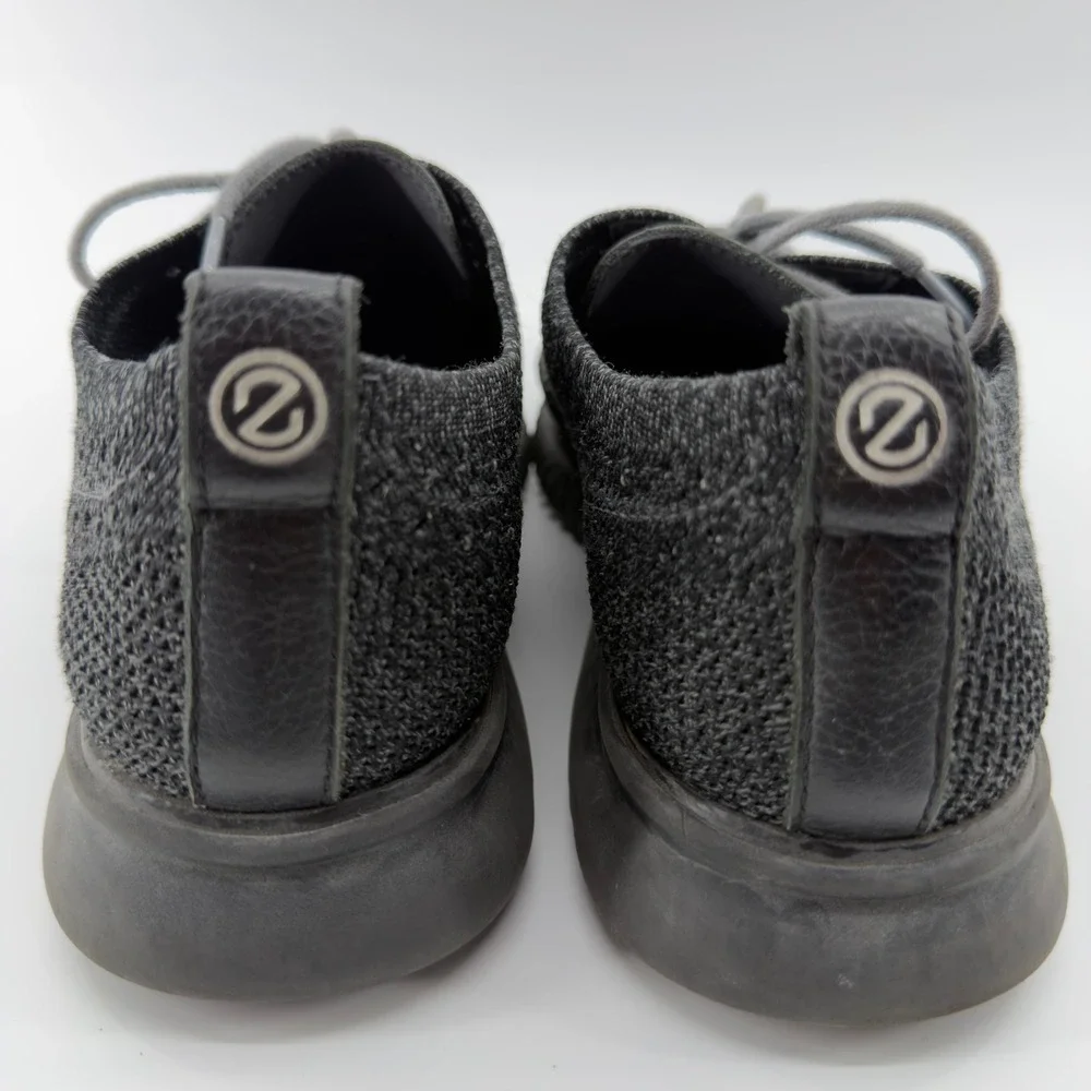 Cole Haan Zerogrand Stitchlite Wingtip Oxford Mens‎ 10 Grey Knit